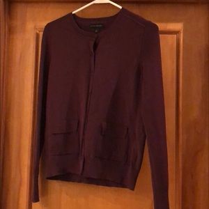 Banana Republic maroon cardigan